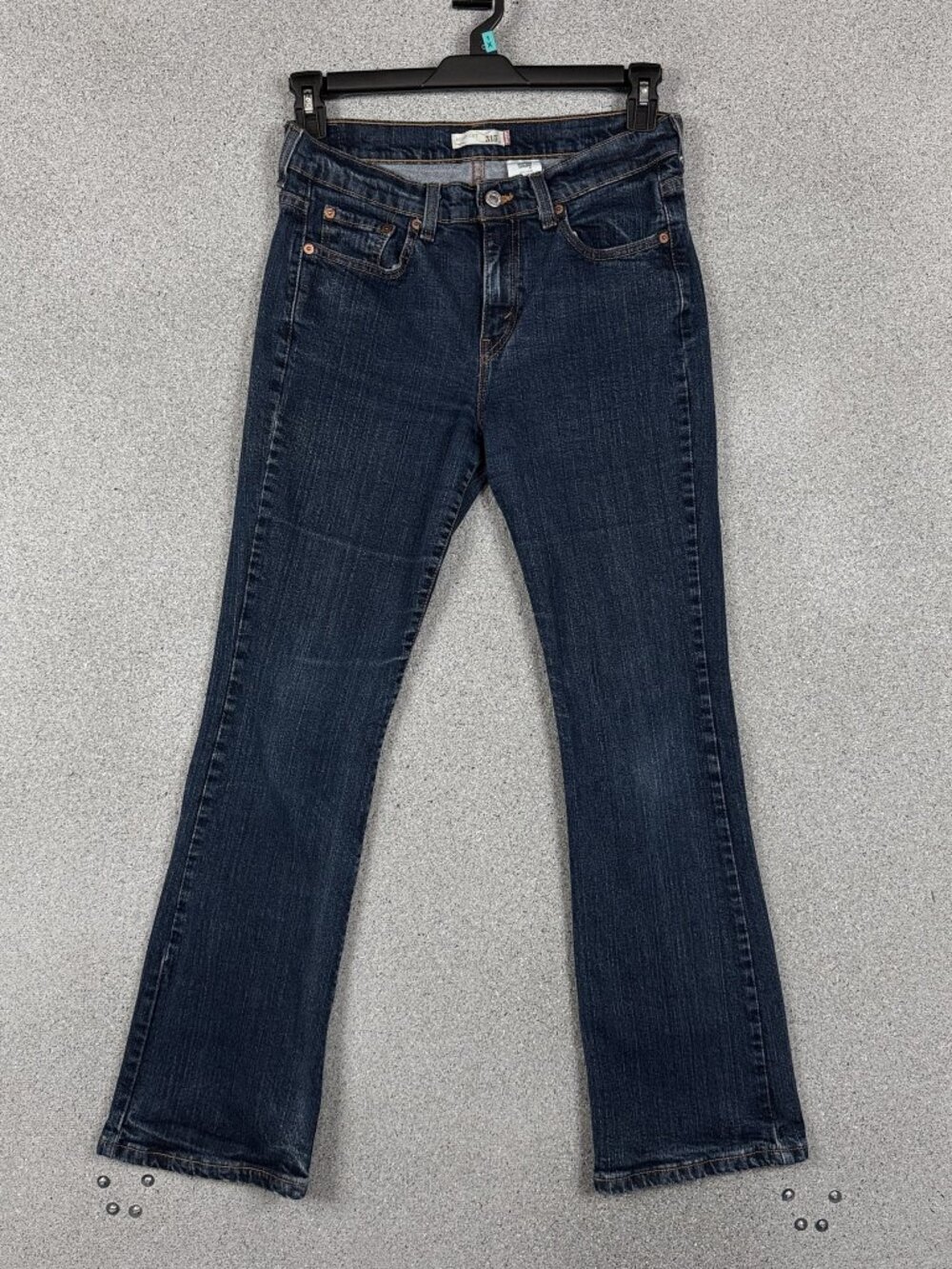 Levi's 515 Boot Cut Women's Jeans 8 Short Blue Casual Everyday Stretch Denim